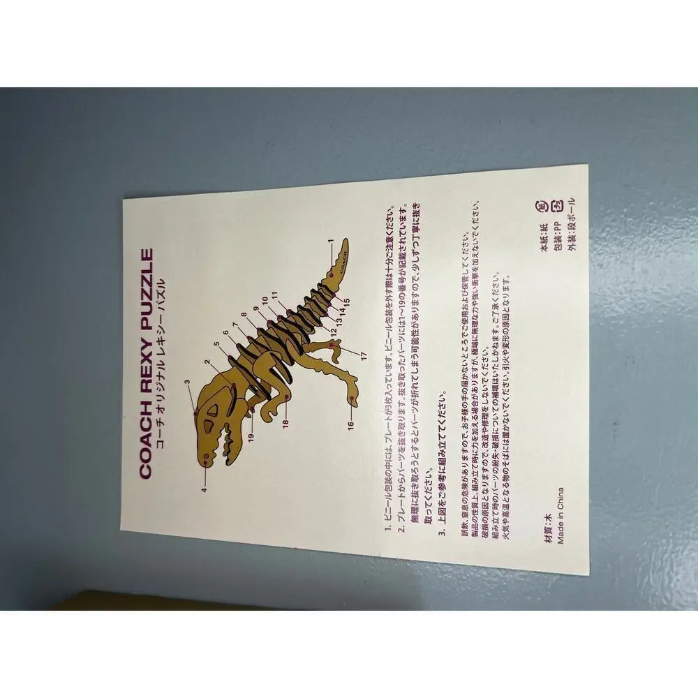 Coach Rexy Puzzle
